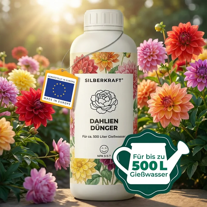 Dahlien Dünger - Mineralischer NPK Flüssigdünger mit Stickstoff - Dünger für Dahlien - Dahlia Dünger