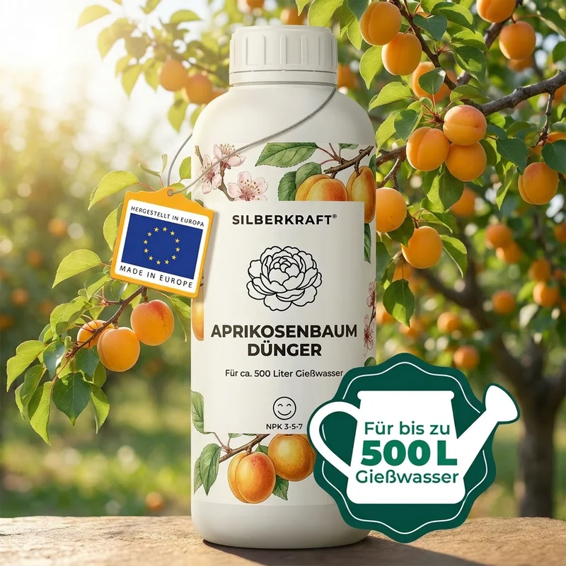 Aprikosenbaum Dünger - Mineralischer NPK Flüssigdünger mit Stickstoff - Dünger für Aprikosenbaum - Prunus armeniaca Dünger