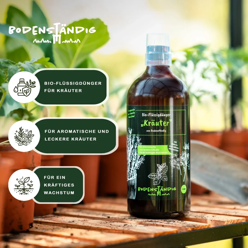 Gemüsegarten Dünger Set — Universal, Beere & Obstbaum, Kräuter (3× 1L Bio)