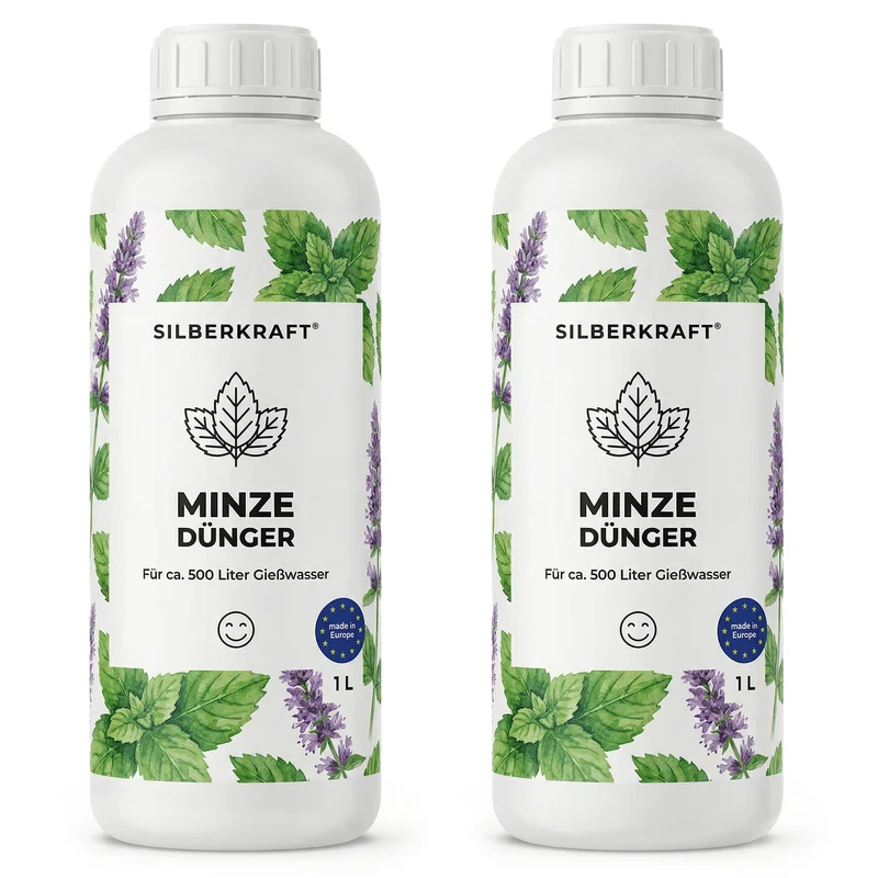 Minze-Dünger - Mineralischer NPK Flüssigdünger 3-5-7 mit Stickstoff - Dünger für Minze
