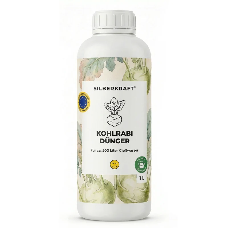 Kohlrabi Dünger - Mineralischer NPK Flüssigdünger mit Stickstoff - Dünger für Kohlrabi - Rübkohl Dünger