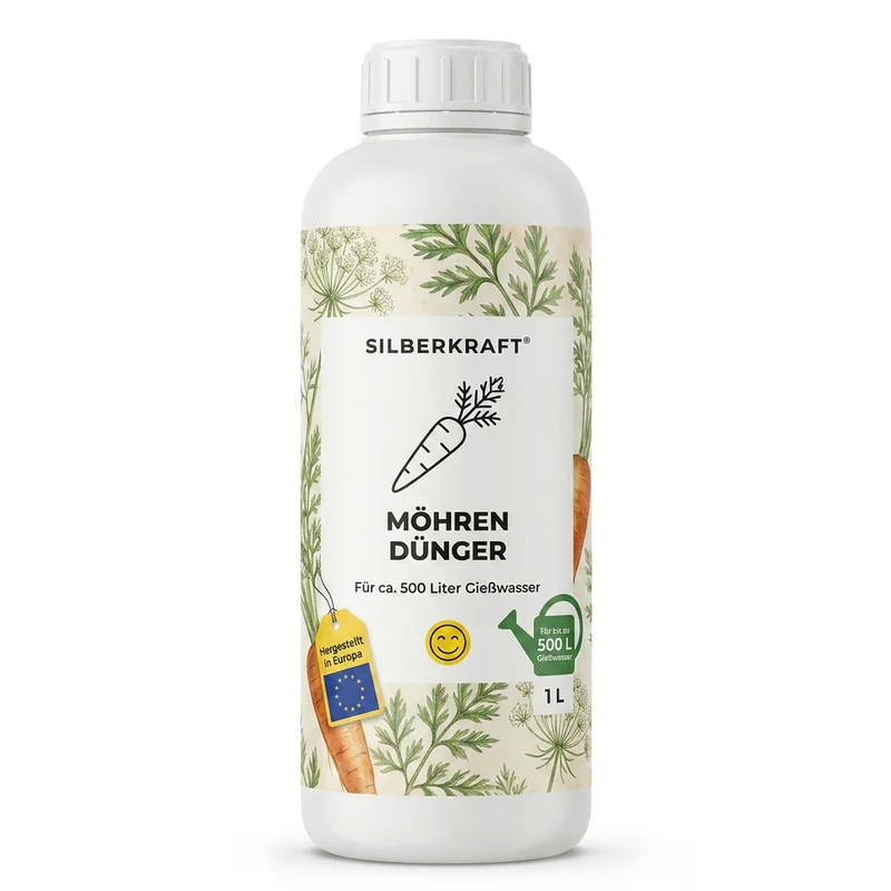 Möhren Dünger - Mineralischer NPK Flüssigdünger mit Stickstoff - Dünger für Möhren - Daucus carota Dünger