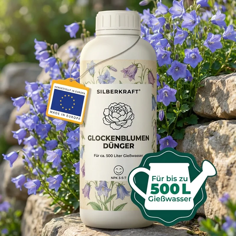 Glockenblumen Dünger - Mineralischer NPK Flüssigdünger mit Stickstoff - Dünger für Glockenblumen - Campanula Dünger