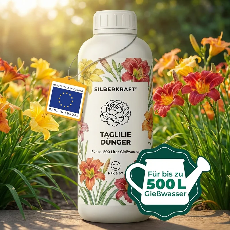Taglilie Dünger - Mineralischer NPK Flüssigdünger mit Stickstoff - Dünger für Taglilie - Hemerocallis Dünger