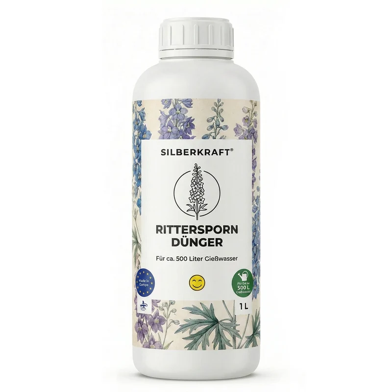 Rittersporn Dünger - Mineralischer NPK Flüssigdünger mit Stickstoff - Dünger für Rittersporn - Delphinium Dünger