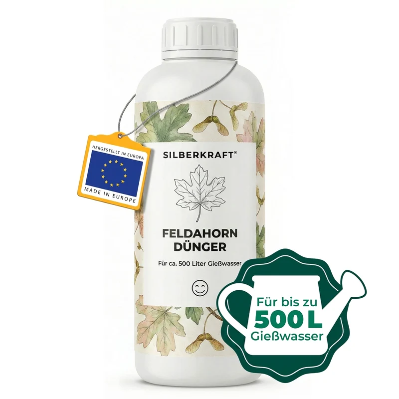 Feldahorn Dünger - Mineralischer NPK Flüssigdünger mit Stickstoff - Dünger für Feldahorn - Acer campestre Dünger