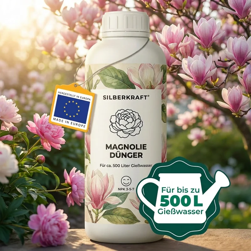 Magnolie Dünger - Mineralischer NPK Flüssigdünger mit Stickstoff - Dünger für Magnolie - Tulpenmagnolie Dünger