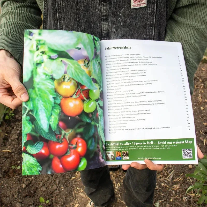 Gartenzeitschrift Bodenständig die zweite Ausgabe