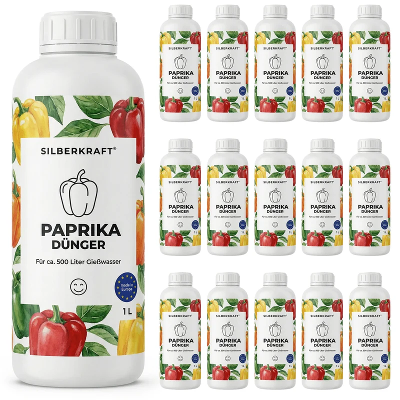 Paprika-Dünger - Mineralischer NPK Flüssigdünger 3-5-7 mit Stickstoff - Dünger für Paprika
