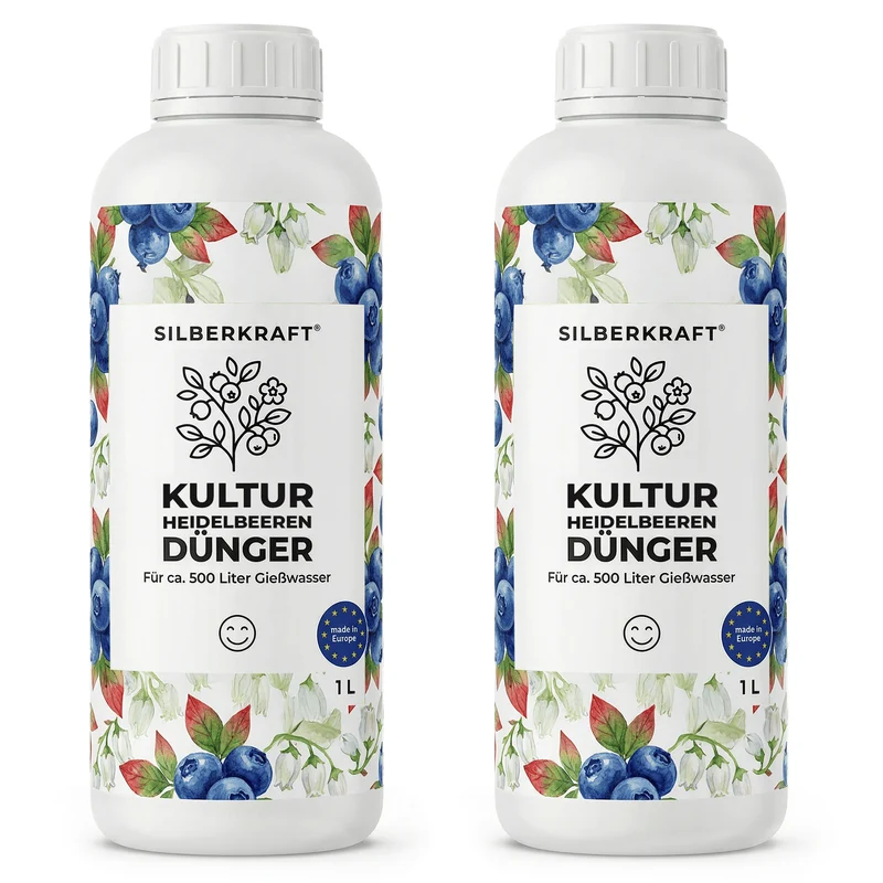 Kulturheidelbeeren-Dünger - Mineralischer NPK Flüssigdünger 3-5-7 mit Stickstoff - Dünger für Kulturheidelbeeren