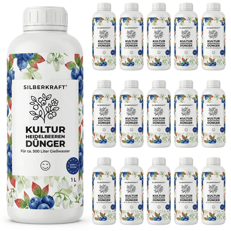 Kulturheidelbeeren-Dünger - Mineralischer NPK Flüssigdünger 3-5-7 mit Stickstoff - Dünger für Kulturheidelbeeren