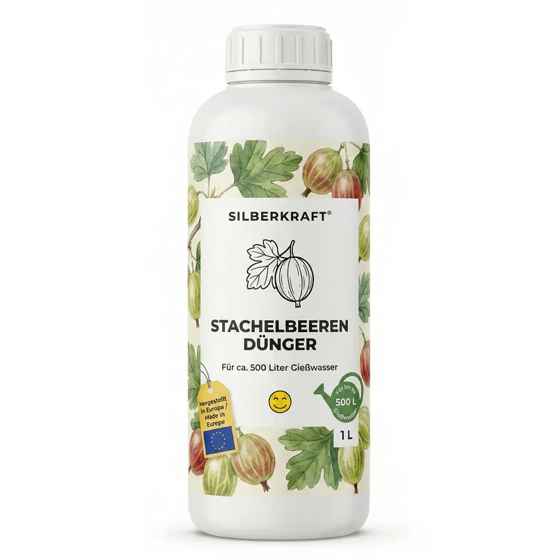 Stachelbeeren Dünger - Mineralischer NPK Flüssigdünger mit Stickstoff - Dünger für Stachelbeeren - Ribes uva-crispa Dünger