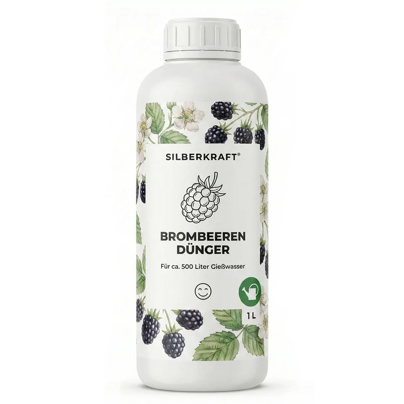 Brombeeren Dünger - Mineralischer NPK Flüssigdünger mit Stickstoff - Dünger für Brombeeren - Rubus fruticosus Dünger