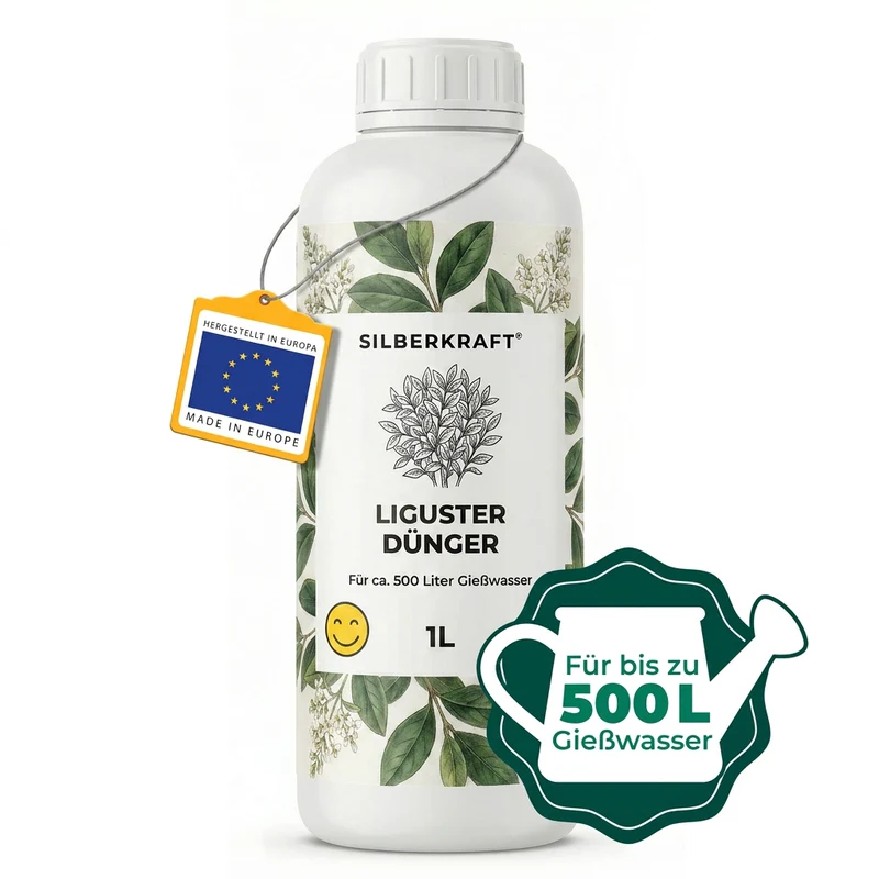 Liguster Dünger - Mineralischer NPK Flüssigdünger mit Stickstoff - Dünger für Liguster - Ligustrum Dünger
