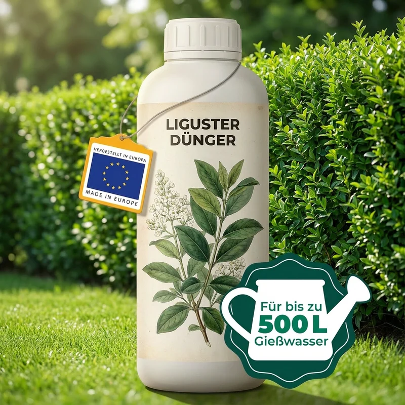 Liguster Dünger - Mineralischer NPK Flüssigdünger mit Stickstoff - Dünger für Liguster - Ligustrum Dünger