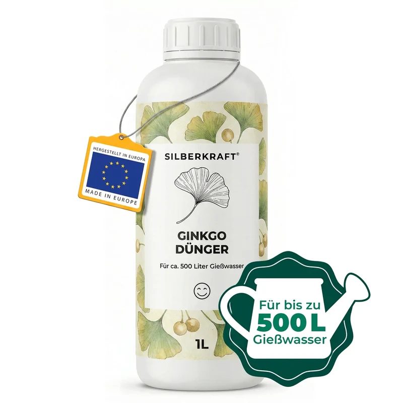 Ginkgo Dünger - Mineralischer NPK Flüssigdünger mit Stickstoff - Dünger für Ginkgo - Ginkgo biloba Dünger
