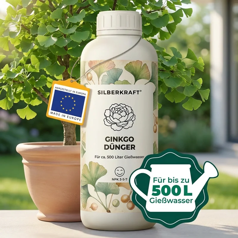 Ginkgo Dünger - Mineralischer NPK Flüssigdünger mit Stickstoff - Dünger für Ginkgo - Ginkgo biloba Dünger