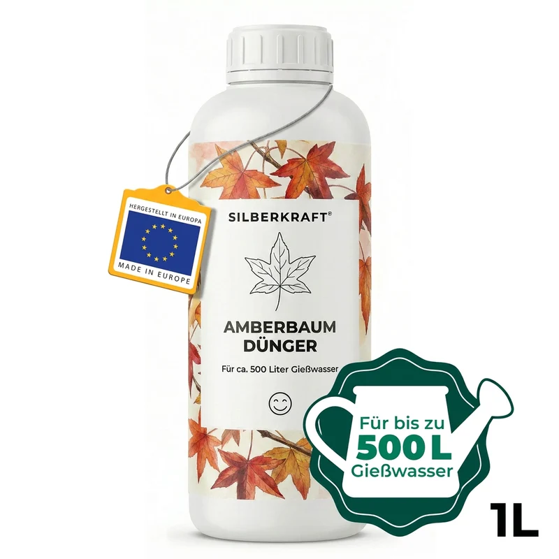 Amberbaum Dünger - Mineralischer NPK Flüssigdünger mit Stickstoff - Dünger für Amberbaum - Liquidambar Dünger