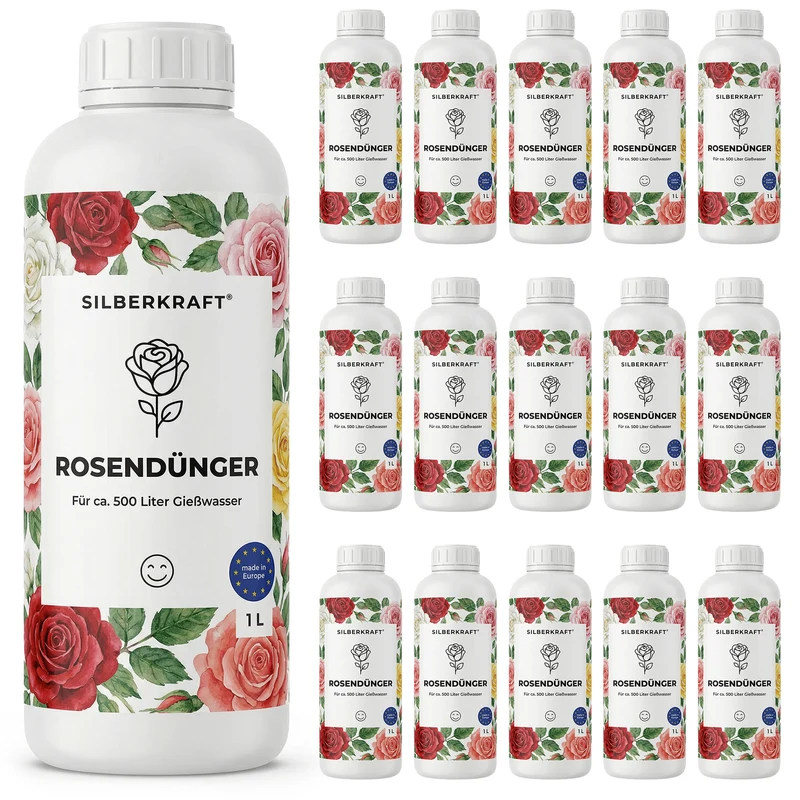 Rosendünger - Mineralischer NPK Flüssigdünger 3-5-7 mit Stickstoff - Dünger für Rosen