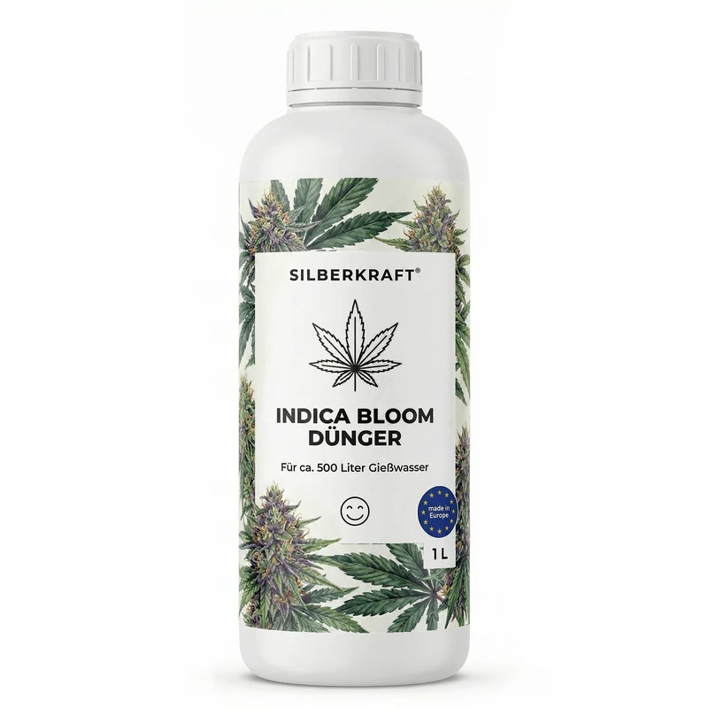 Indica-Bloom-Dünger - Mineralischer NPK Flüssigdünger 8-6-6 mit Stickstoff - Dünger für Indica Bloom