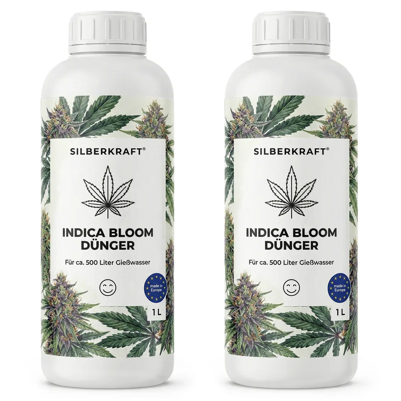 Indica-Bloom-Dünger - Mineralischer NPK Flüssigdünger 8-6-6 mit Stickstoff - Dünger für Indica Bloom