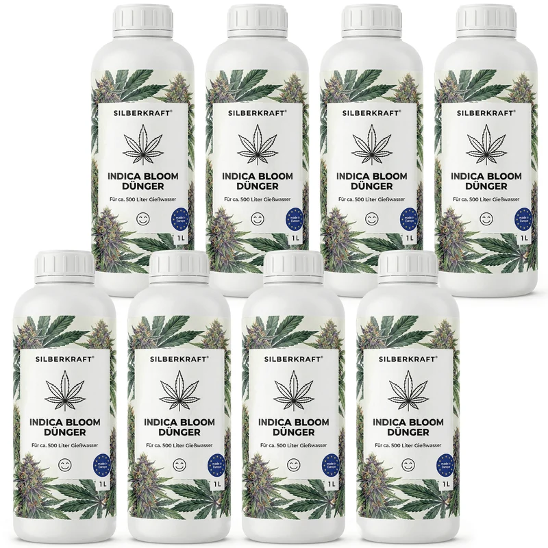 Indica-Bloom-Dünger - Mineralischer NPK Flüssigdünger 8-6-6 mit Stickstoff - Dünger für Indica Bloom