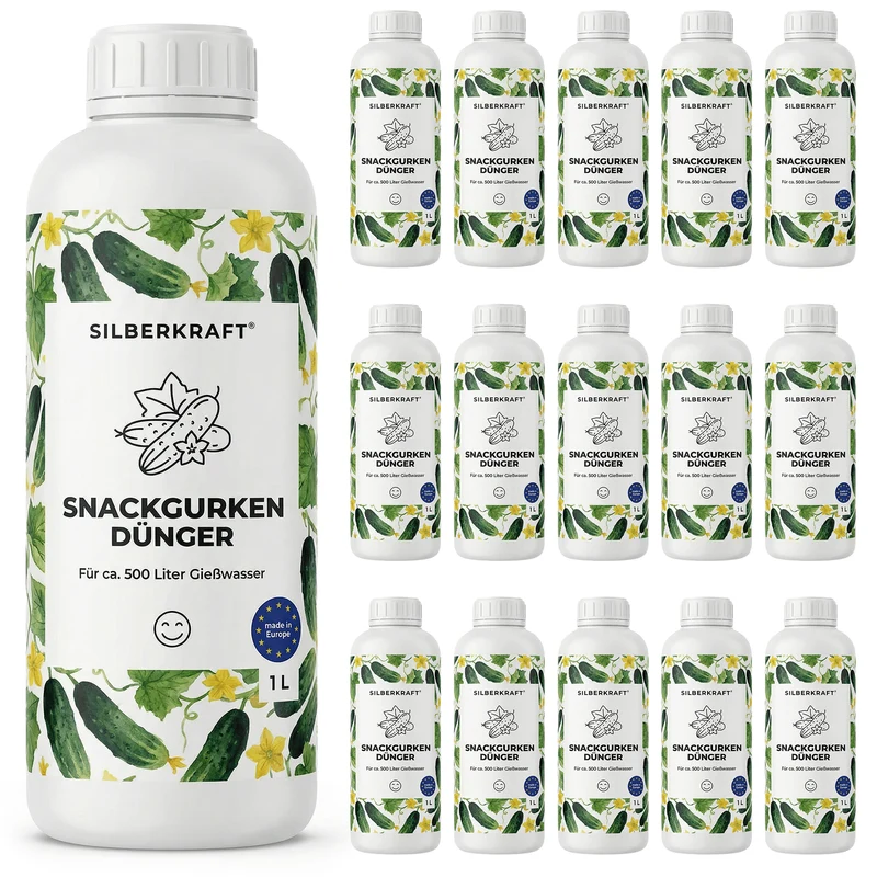 Snackgurken-Dünger - Mineralischer NPK Flüssigdünger 3-5-7 mit Stickstoff - Dünger für Snackgurken