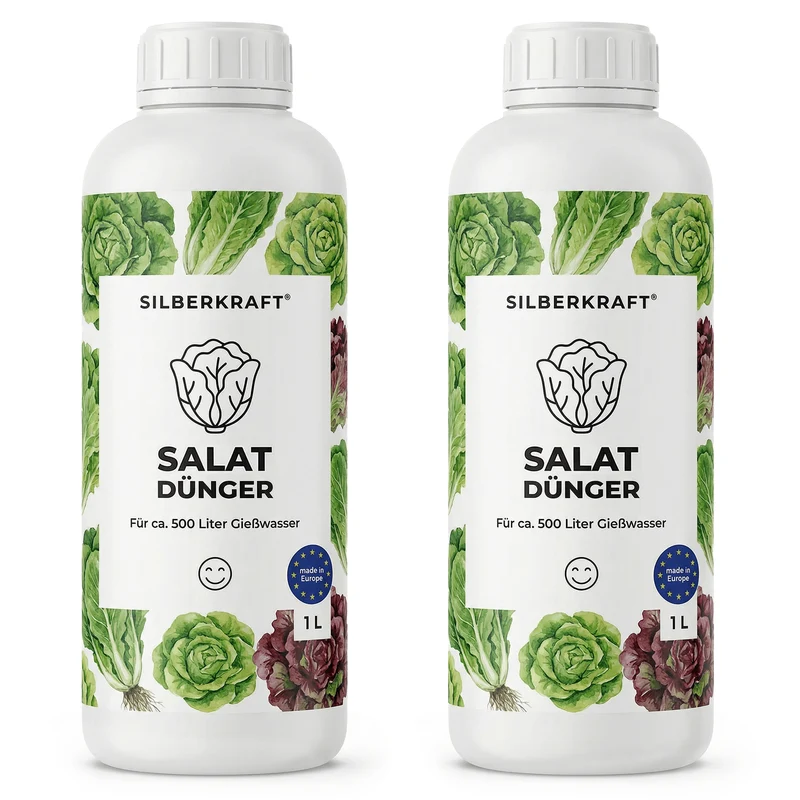 Salat-Dünger - Mineralischer NPK Flüssigdünger 3-5-7 mit Stickstoff - Dünger für Salat