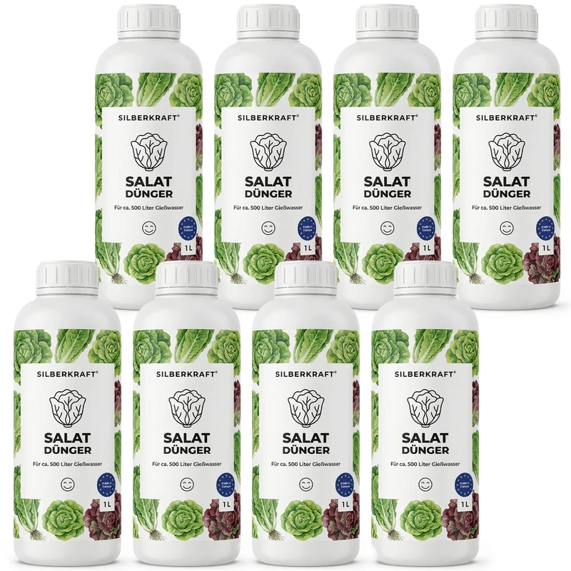 Salat-Dünger - Mineralischer NPK Flüssigdünger 3-5-7 mit Stickstoff - Dünger für Salat