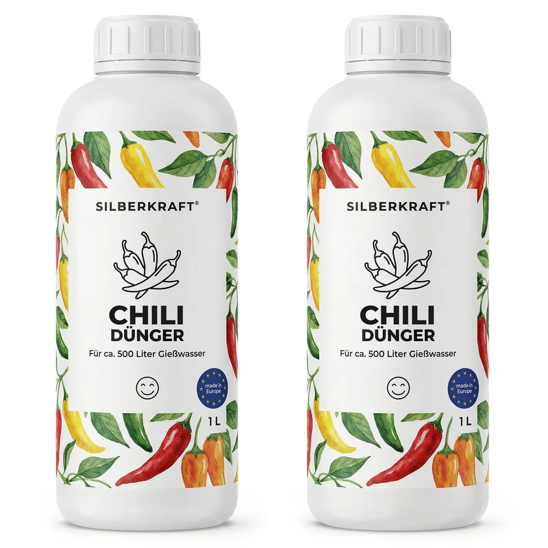 Chilidünger - Mineralischer NPK Flüssigdünger 3-5-7 mit Stickstoff - Dünger für Chili