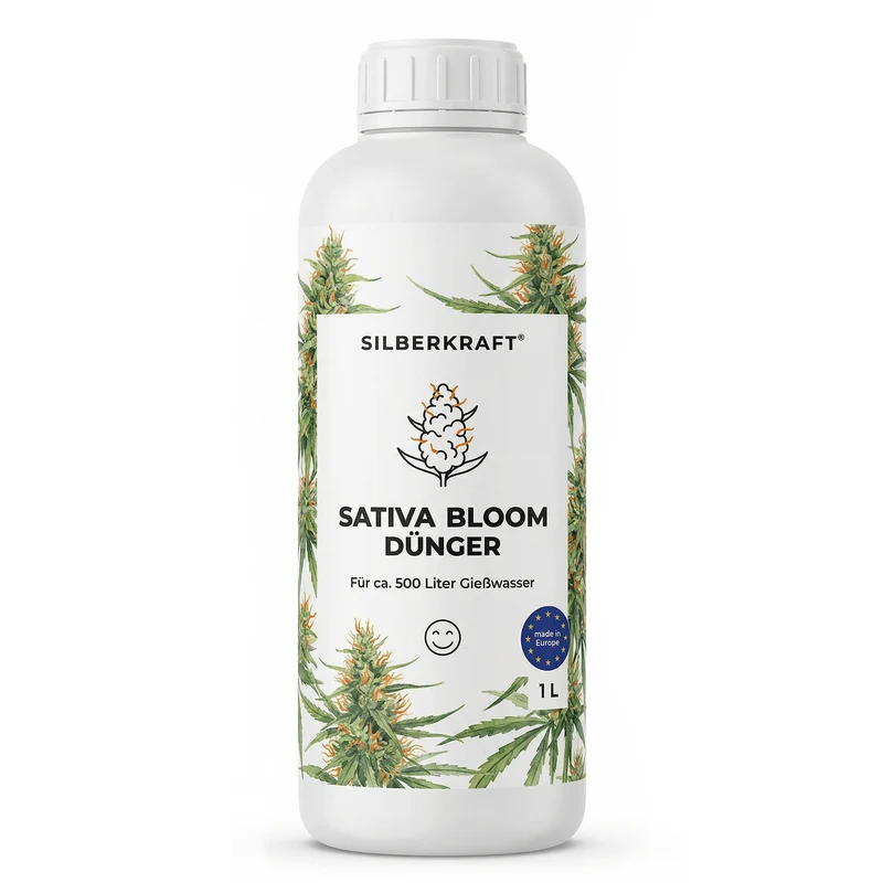 Sativa-Bloom-Dünger - Mineralischer NPK Flüssigdünger 3-5-7 mit Stickstoff - Dünger für Sativa Bloom