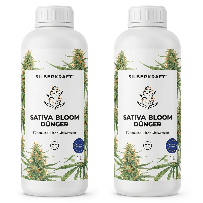 Sativa-Bloom-Dünger - Mineralischer NPK Flüssigdünger 3-5-7 mit Stickstoff - Dünger für Sativa Bloom