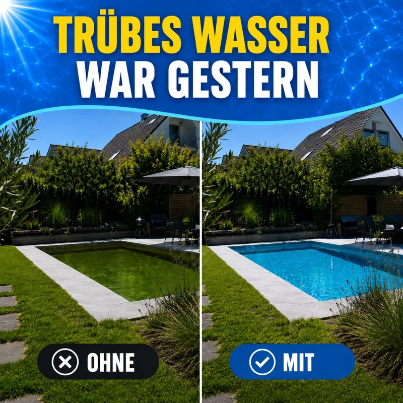 Pool-SOS: Anti-Grün & Trüb - Set