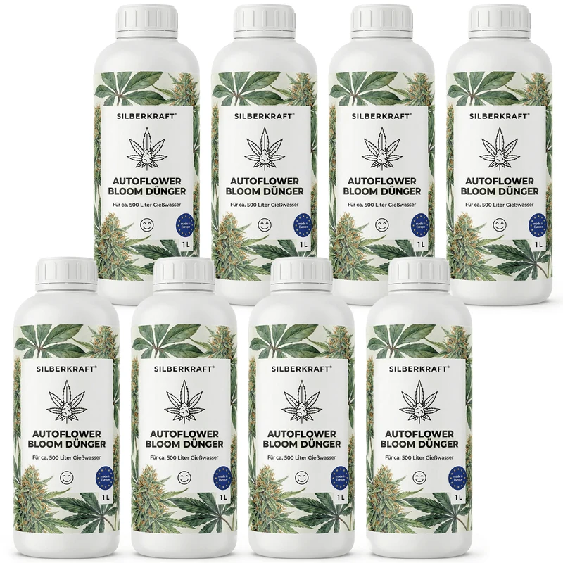 Autoflower-Bloom-Dünger - Mineralischer NPK Flüssigdünger 8-6-6 mit Stickstoff - Dünger für Autoflower Bloom
