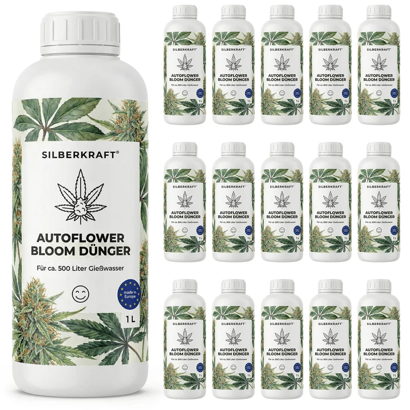 Autoflower-Bloom-Dünger - Mineralischer NPK Flüssigdünger 8-6-6 mit Stickstoff - Dünger für Autoflower Bloom