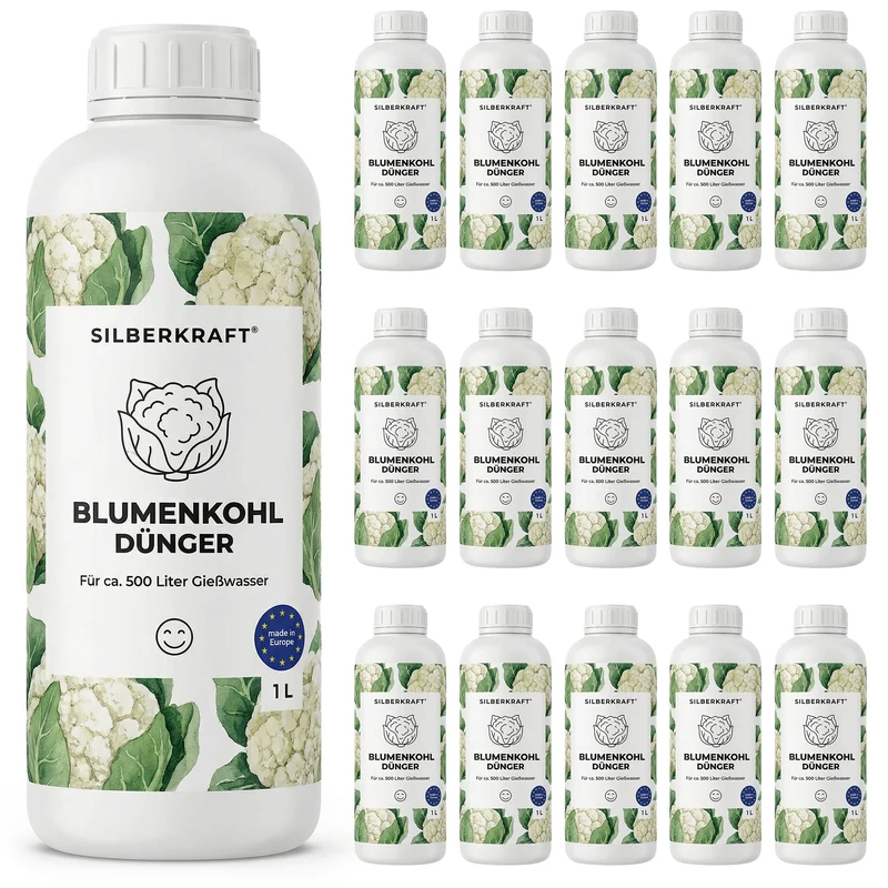 Blumenkohl-Dünger - Mineralischer NPK Flüssigdünger 3-5-7 mit Stickstoff - Dünger für Blumenkohl