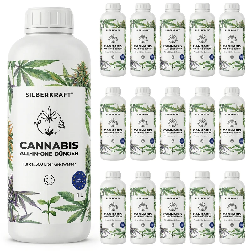 Cannabis Bloom-Dünger - Mineralischer NPK Flüssigdünger 3-5-7 mit Stickstoff - Dünger für Cannabis Bloom