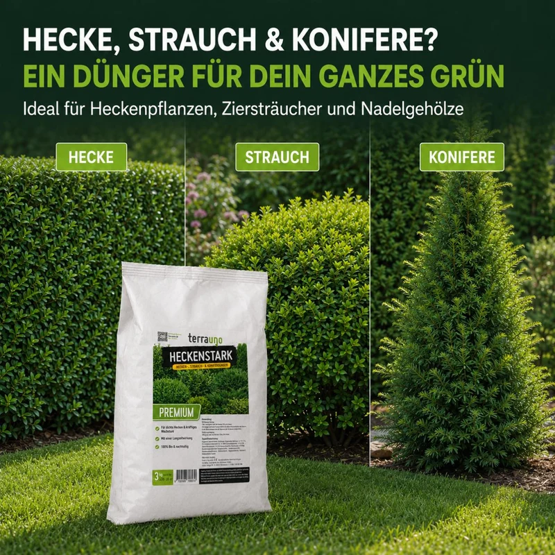 Heckenstark – Hecken-, Strauch- & Koniferendünger