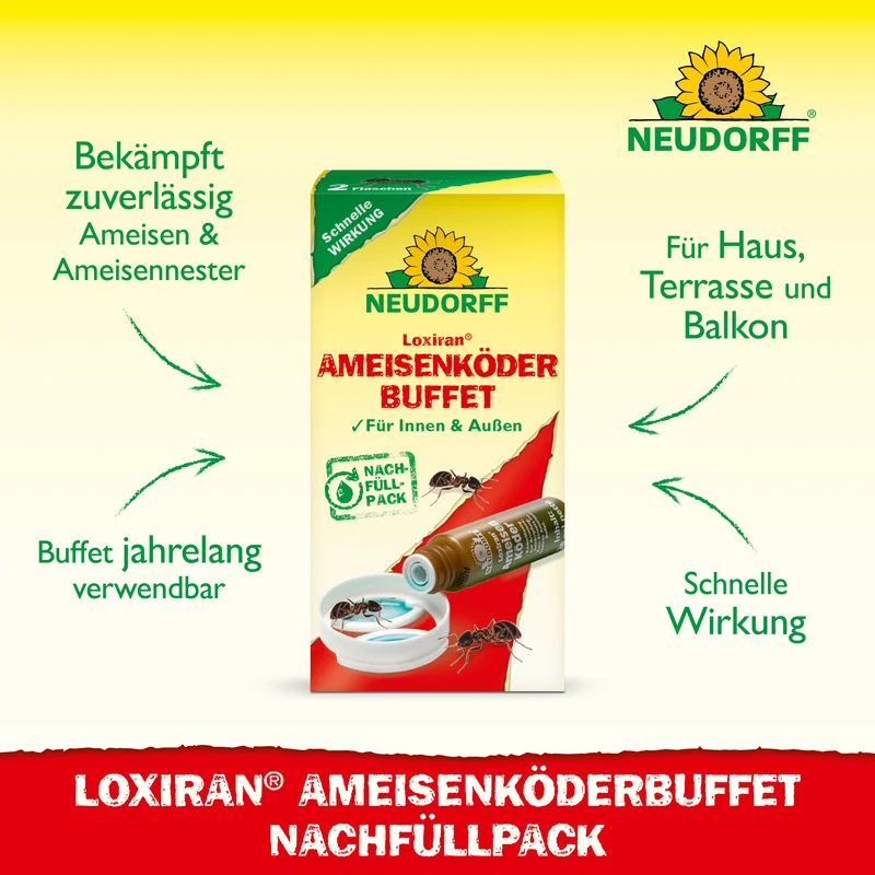 Neudorff Loxiran Ameisenköderbuffet Nachfüllpack