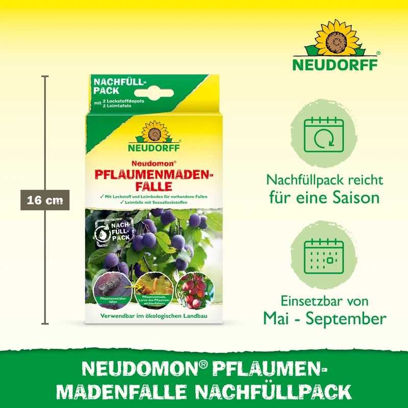 Neudorff Neudomon PflaumenmadenFalle Nachfüllpack