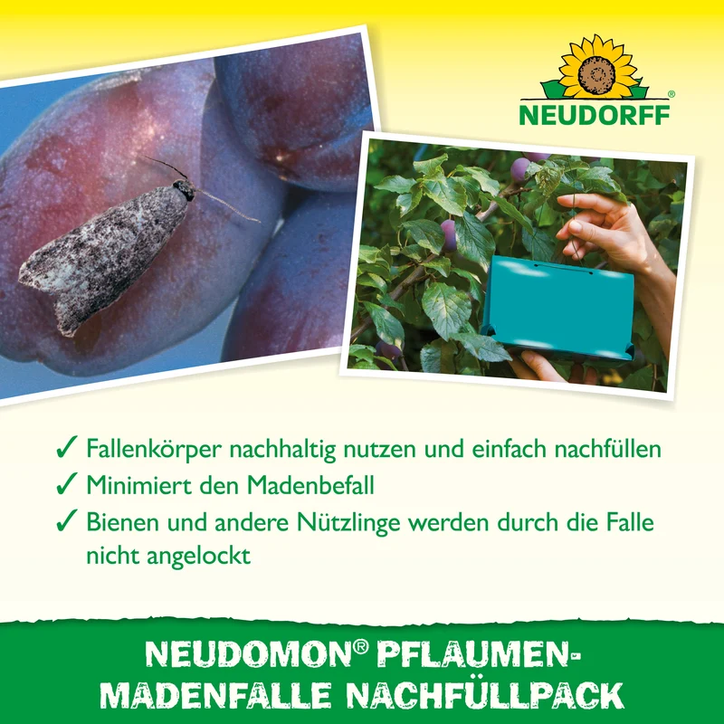 Neudorff Neudomon PflaumenmadenFalle Nachfüllpack