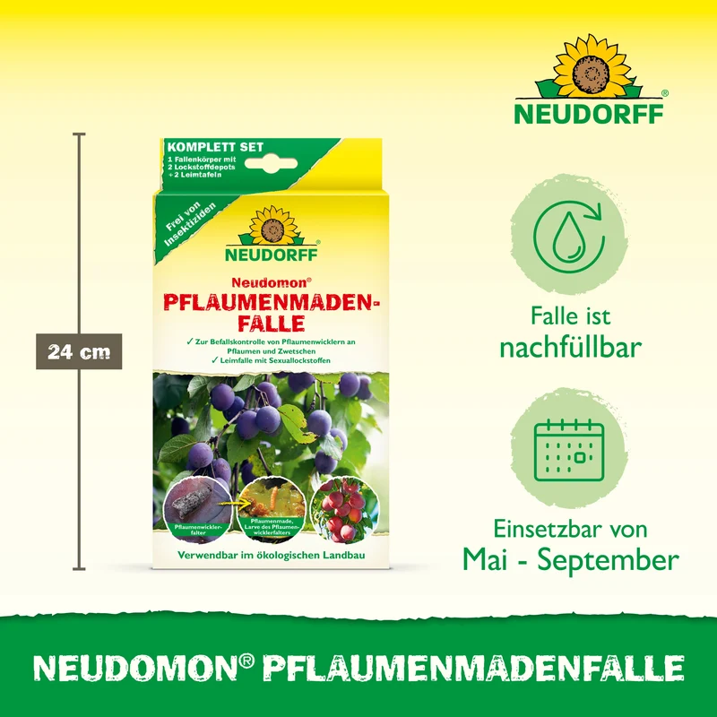Neudorff Neudomon PflaumenmadenFalle