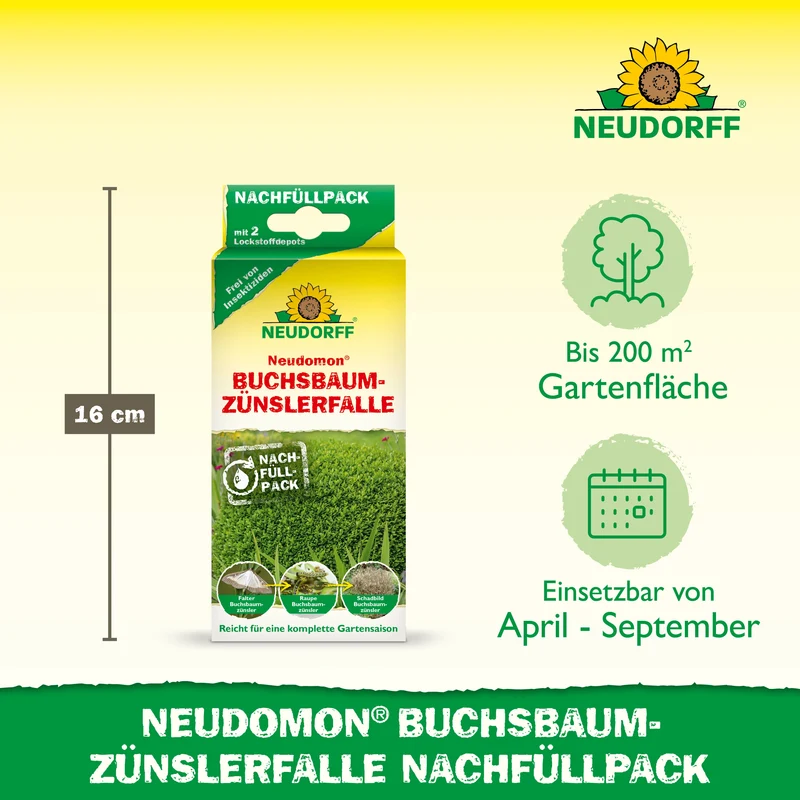 Neudorff Neudomon BuchsbaumzünslerFalle Nachfüllpack