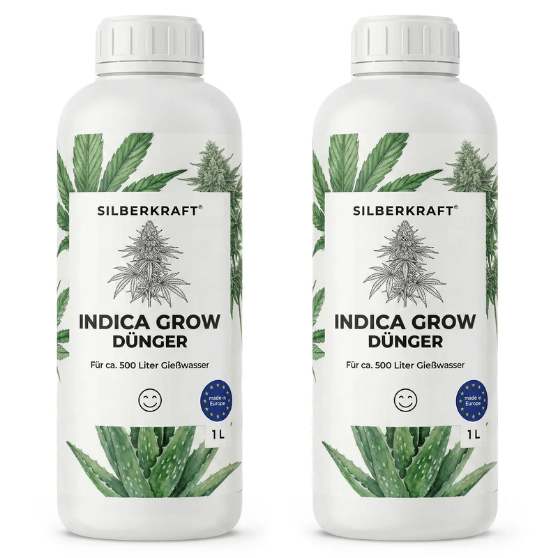 Indica-Grow-Dünger - Mineralischer NPK Flüssigdünger 8-6-6 mit Stickstoff - Dünger für Indica Grow