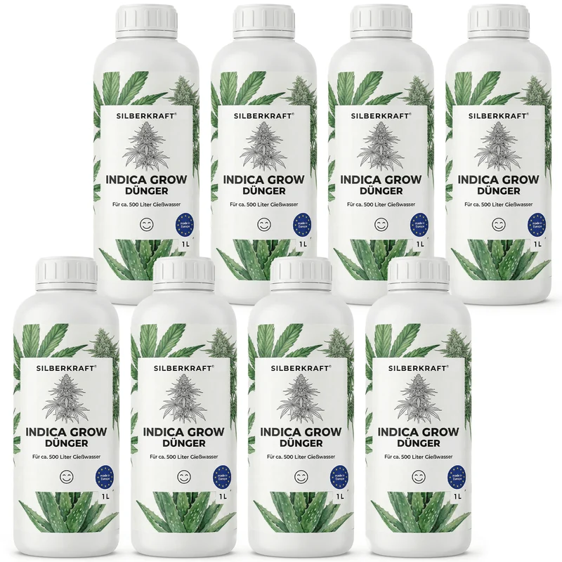 Indica-Grow-Dünger - Mineralischer NPK Flüssigdünger 8-6-6 mit Stickstoff - Dünger für Indica Grow