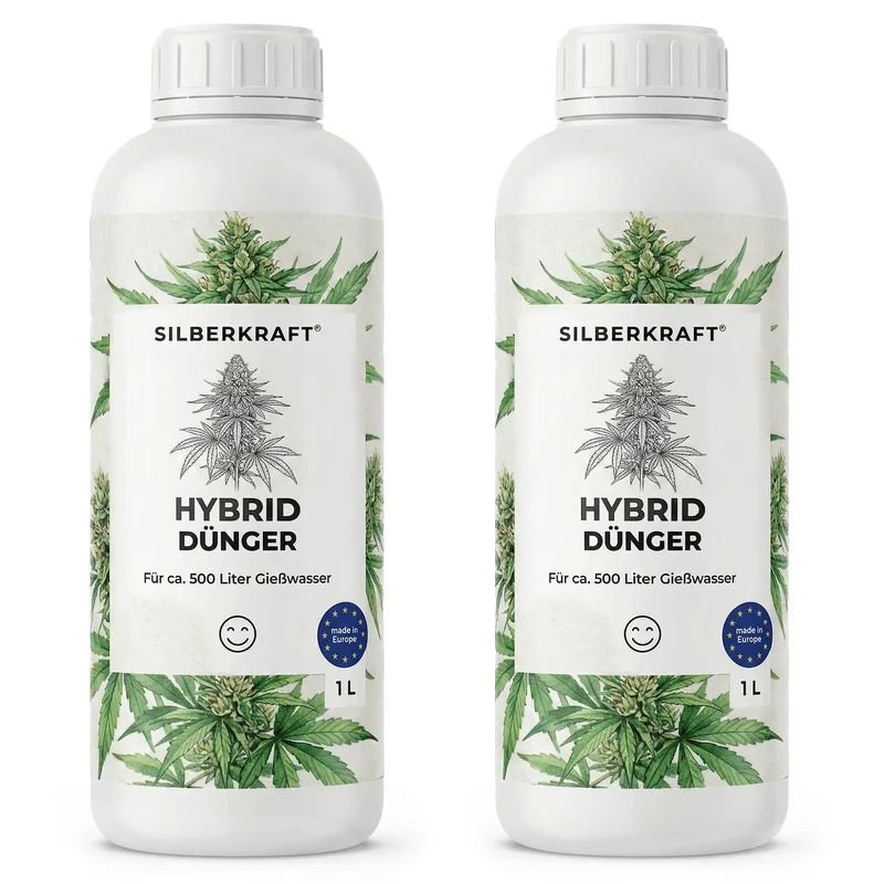 Hybrid-Dünger-Set - Mineralischer NPK Flüssigdünger 8-6-6 mit Stickstoff - Dünger für Hybrid Dünger Set