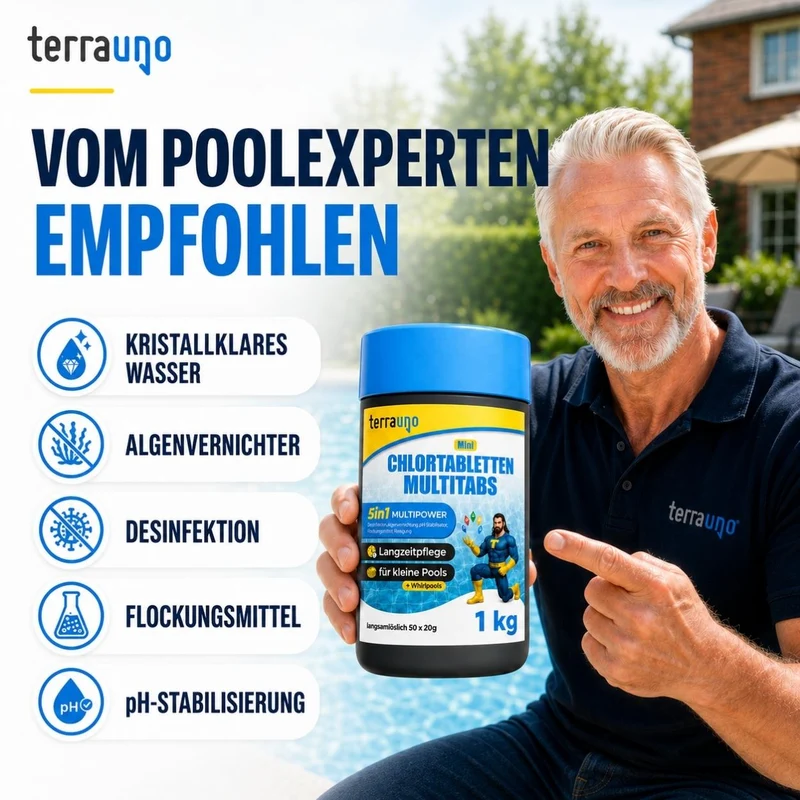 Mini Chlortabletten - Multitabs 5in1 | 20g