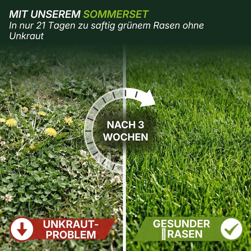 Sommerset mit Unkrautvernichter