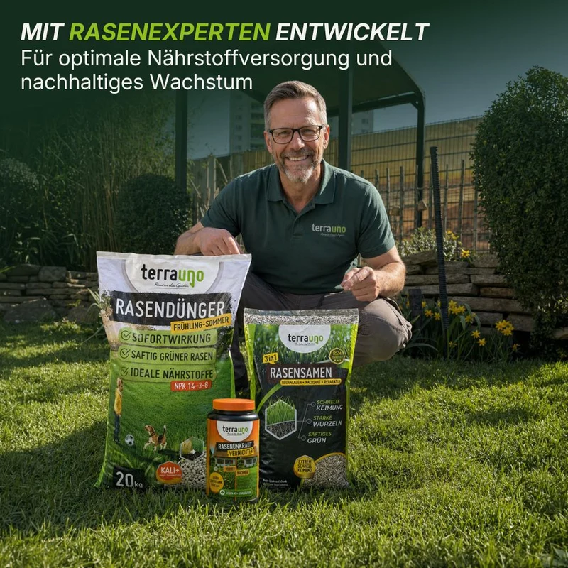 Sommerset mit Unkrautvernichter