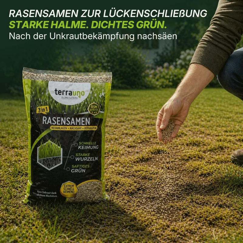 Sommerset mit Unkrautvernichter